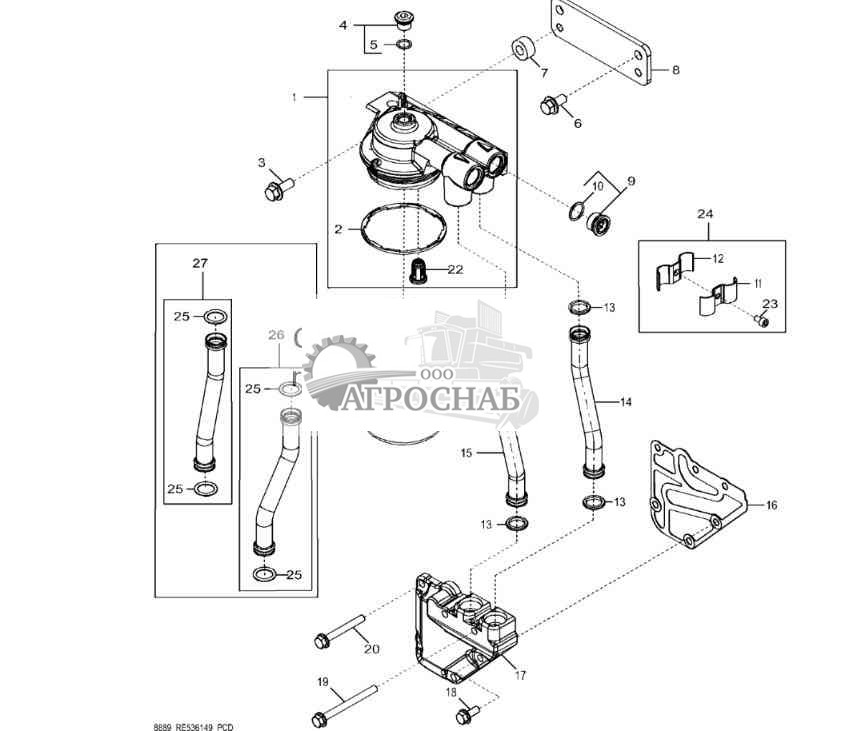 8889 Фильтр моторного масла 